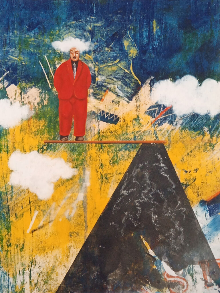 immagine per Senza titolo - olio su tela 60x80cm, 1990-1998. Roberto Meta