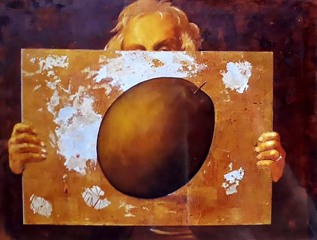 immagine per Periodo-figurativo-'quadro-nel-quadro'1998-2000'olio-su-tela'senza-titolo'50x70-